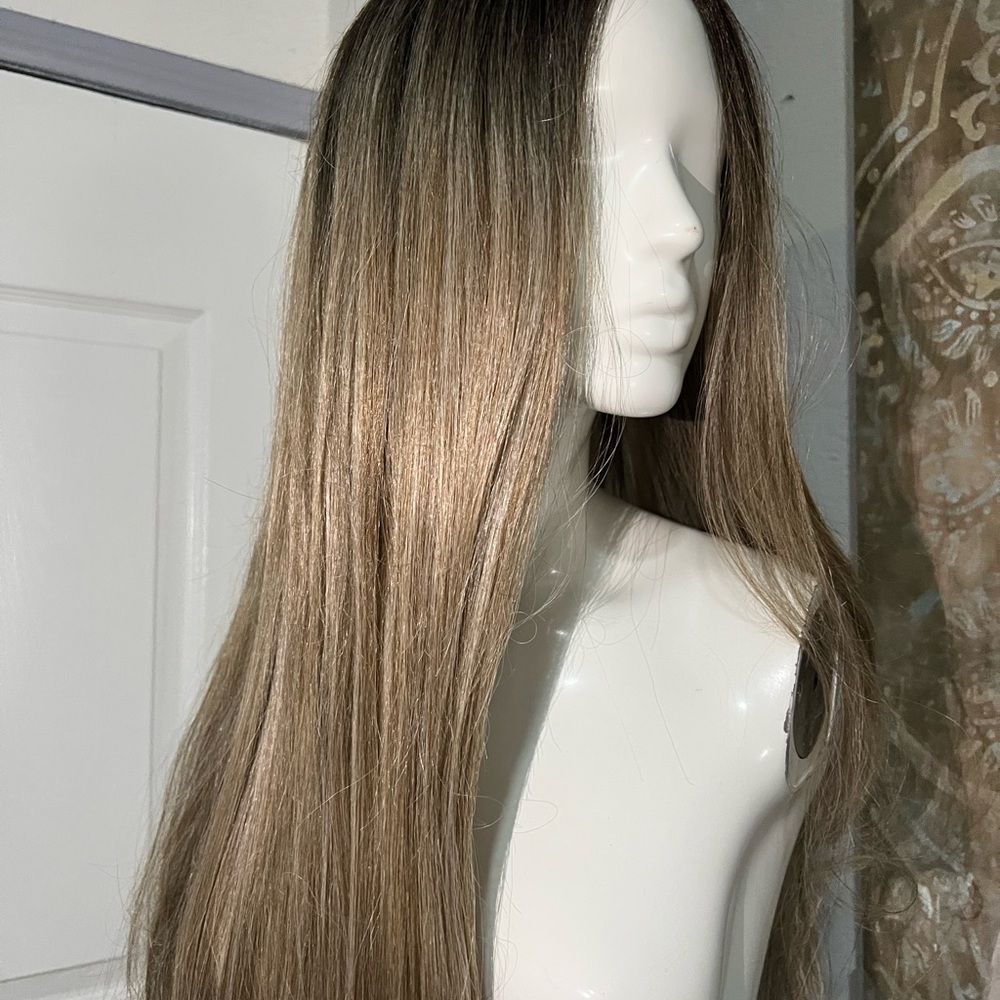 Long Ombre Brown Wig